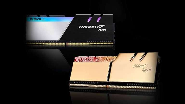 gskill tridentz quad channel RAM for AMD Ryzen Threadripper TRX40 and Intel X299 Motherboard