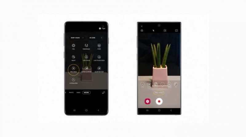 Samsung Galaxy S10 and Galaxy Note10 new camera features as Galaxy S20 with the latest software upgrade