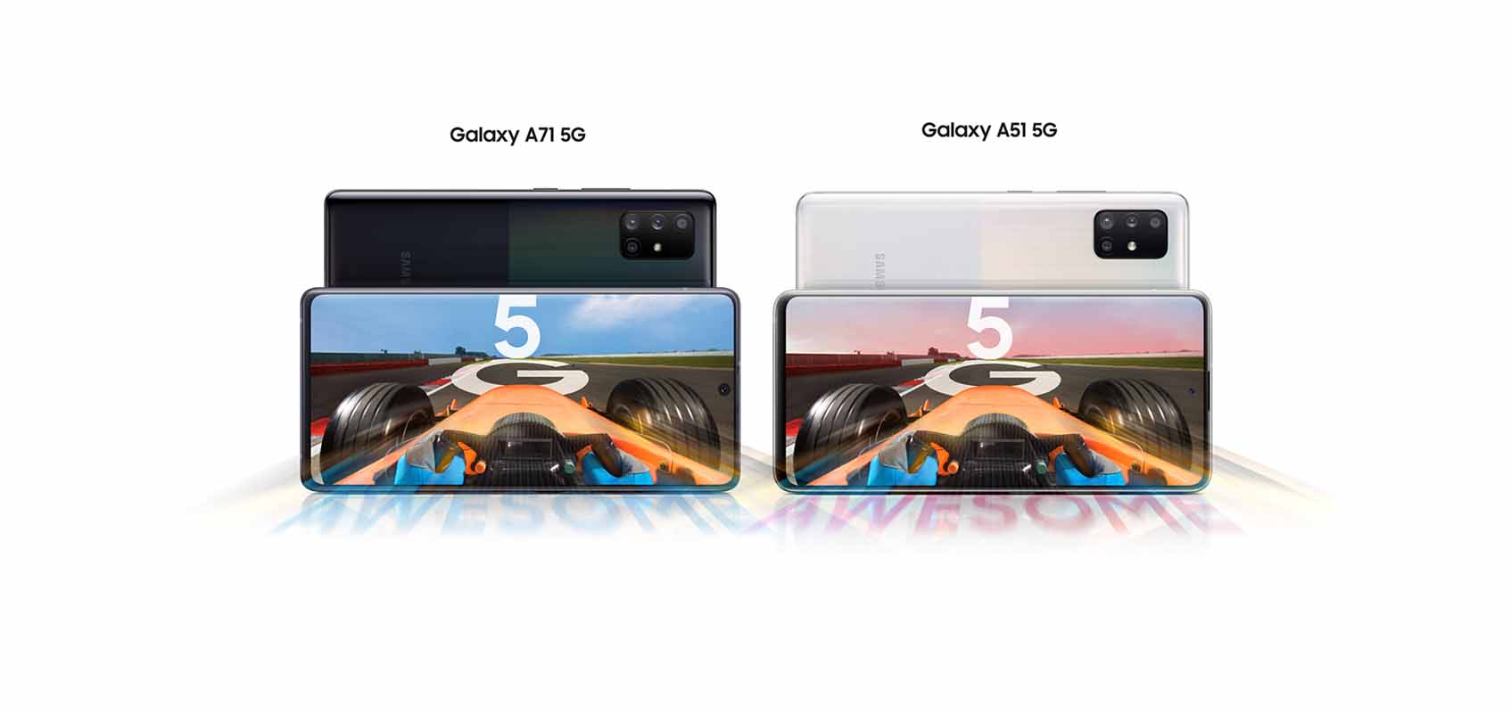 Samsung Galaxy A71 & Galaxy A51 5G smartphone with octa core processor, quad camera setup, FHD+ display, & 4,500 mAh battery